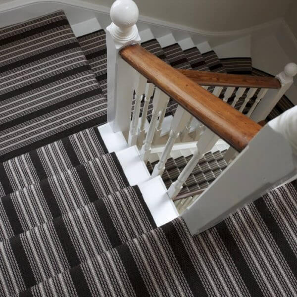 Black, Grey & White Stair-runners | The Silkroad